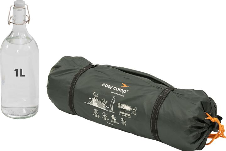 Image du produit Easy Camp Tunnelzelt Sarek 1 (dunkelgr?n/orange, Modell 2025) (Tente tunnel, 1.80 kg, 1 personne)
