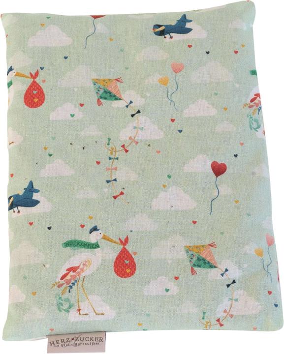 Produktbild Herzzucker HERZ ZUCKER Kirschkernkissen Kids 21x16cm Storch (21 x 16 cm)