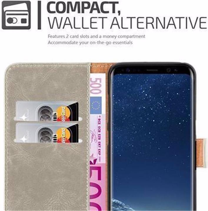 Actual product image Cadorabo Book Luxury Cover (Samsung Galaxy S8+)