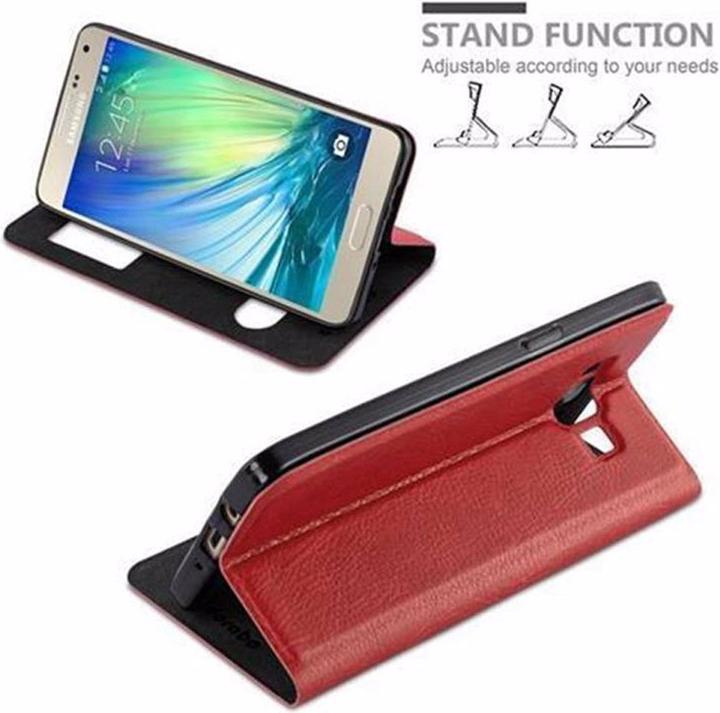 Actual product image Cadorabo Book with View double window cover (Samsung Galaxy A5)