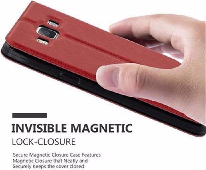 Actual product image Cadorabo Book with View double window cover (Samsung Galaxy A5)