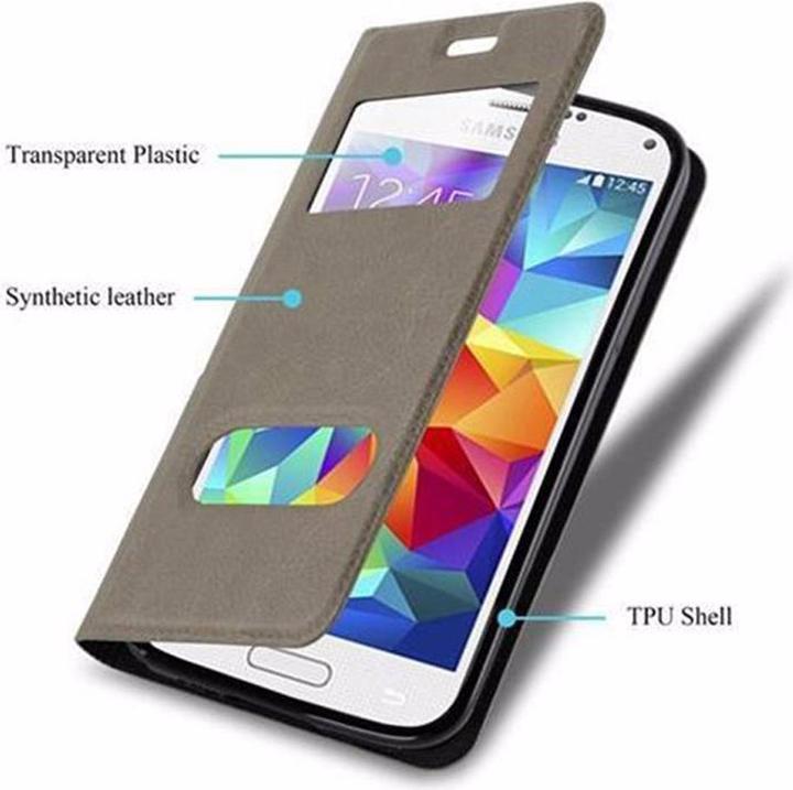 Productafbeelding Cadorabo Boek met Uitzicht Dubbele Raambedekking (Samsung Galaxy S5, Samsung Galaxy S5 Neo)