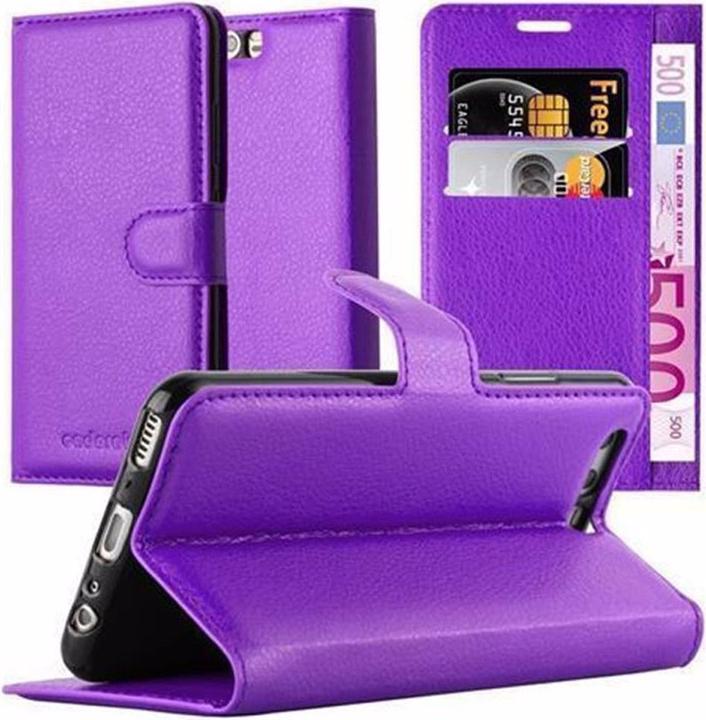 Actual product image Cadorabo Book with stand function cover (Huawei P10 Plus)