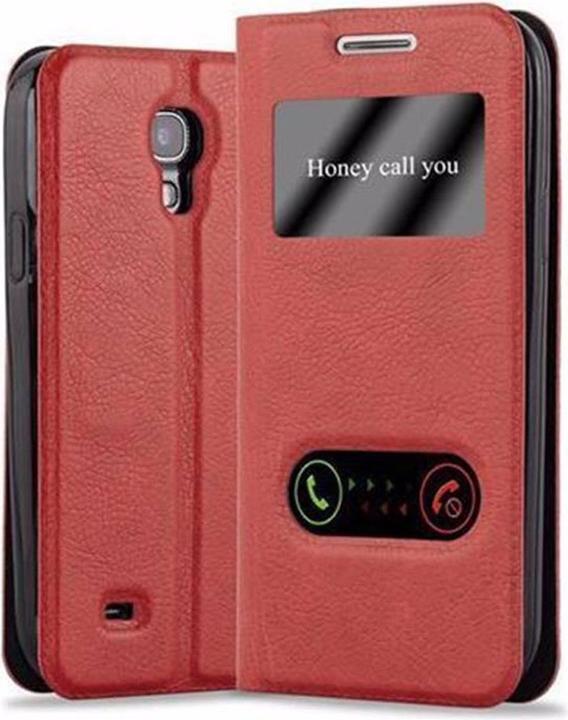 Actual product image Cadorabo Book with View double window cover (Samsung Galaxy S4)