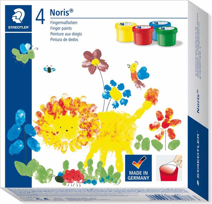Image du produit Staedtler Peinture au doigt 'Noris junior (Multicolore, 100 ml)