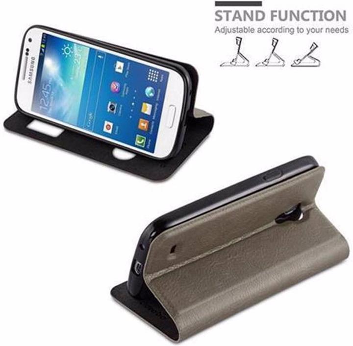 Actual product image Cadorabo Book with View double window cover (Samsung Galaxy S4)
