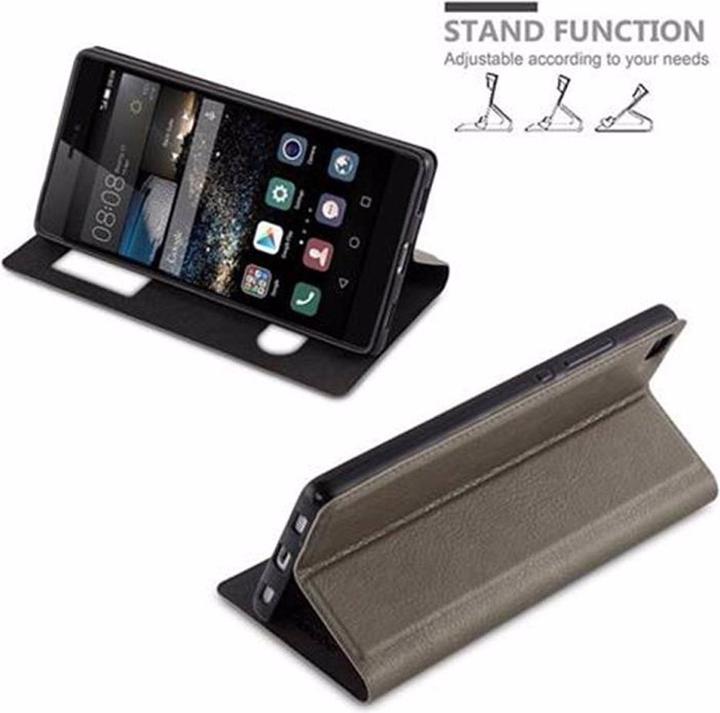 Produktbild Cadorabo Book mit View Doppelfenster Cover (Huawei P8)