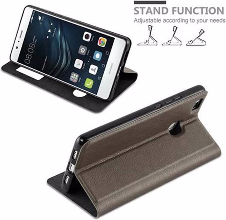 Actual product image Cadorabo Book with View double window cover (Huawei P9 Lite)