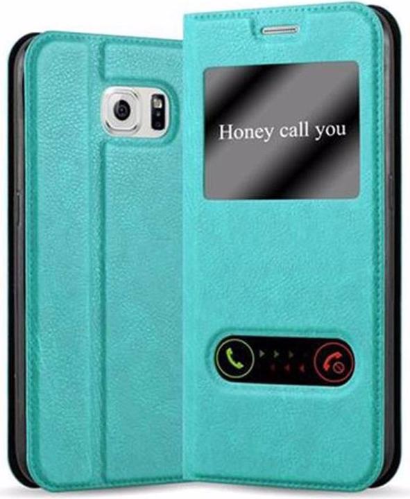 Produktbild Cadorabo Book mit View Doppelfenster Cover (Samsung Galaxy S6)
