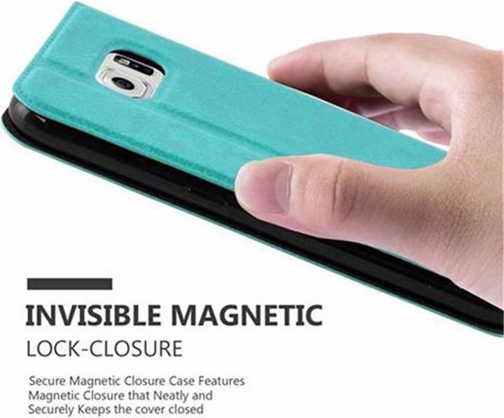 Produktbild Cadorabo Book mit View Doppelfenster Cover (Samsung Galaxy S6)