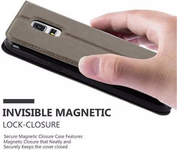 Actual product image Cadorabo Book with View double window cover (Samsung Galaxy S5, Samsung Galaxy S5 Neo)