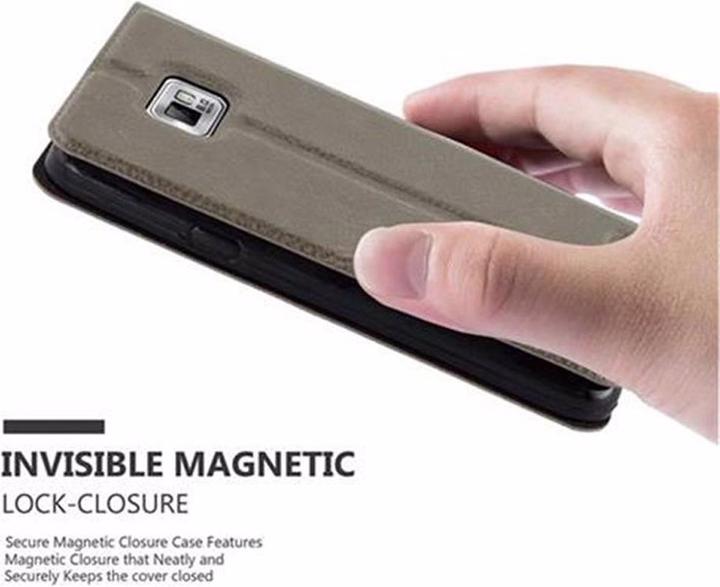 Actual product image Cadorabo Book with View double window cover (Samsung Galaxy S2)