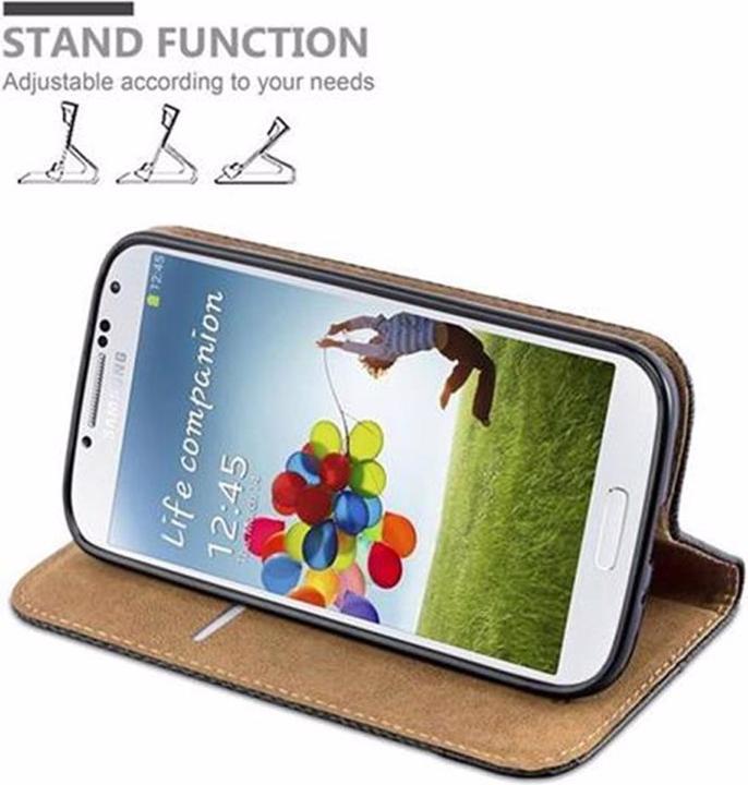 Produktbild Cadorabo Book Bast Optik Cover (Samsung Galaxy S4)