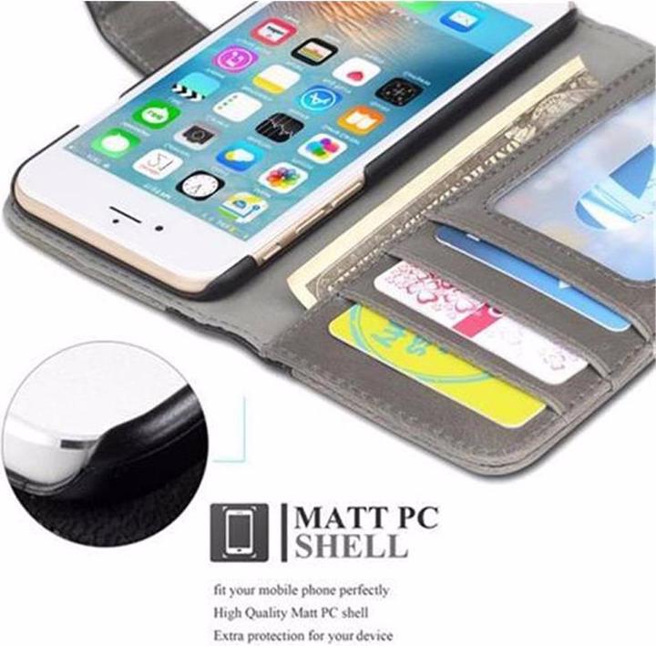 Actual product image Cadorabo Book two color stripe cover (Apple iPhone 6)