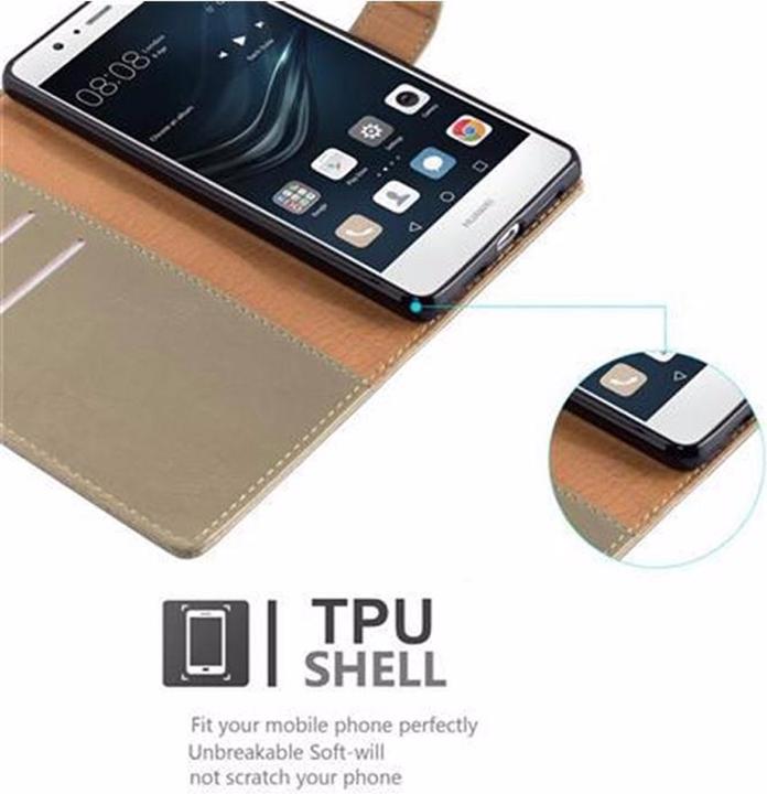 Productafbeelding Cadorabo Boek Luxe Omslag (Huawei P9 Lite)