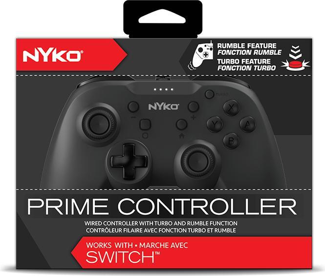 Actual product image Nyko Prime Wired Controller - Black For Switch (Switch)