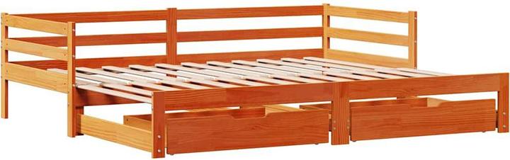 Actual product image VidaXL Extendable day bed with drawers (90 x 200 cm)