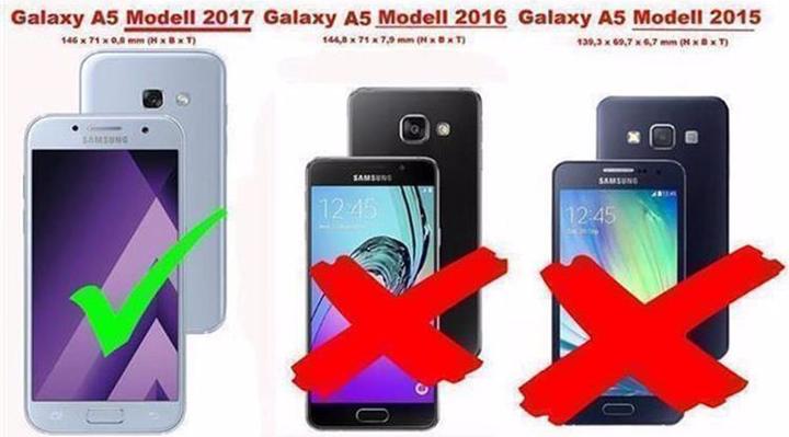 Actual product image Cadorabo Book Classy Style Cover (Samsung Galaxy A5 (2017))