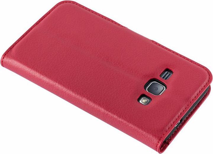 Actual product image Cadorabo Book with stand function cover (Samsung Galaxy J1)