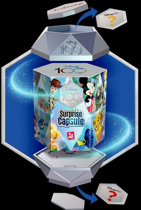 Produktbild YuMe Figur Disney 100 Suprise Capsules Series 1 assortiert