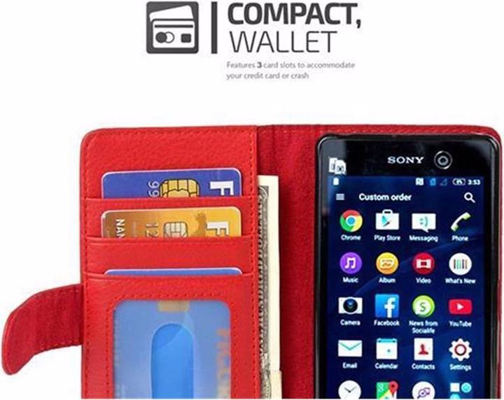 Immagine prodotto Cadorabo Libro con 3 slot per carte Copertina (Sony Xperia M5)