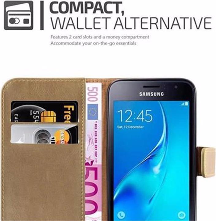 Actual product image Cadorabo Book Luxury Cover (Samsung Galaxy J1 (2016))