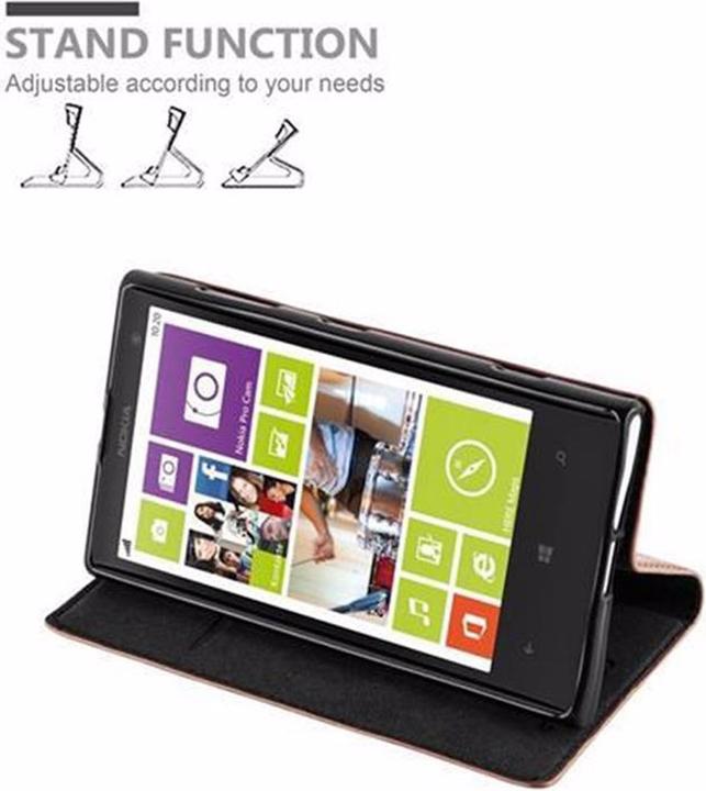 Produktbild Cadorabo Book Invisible Magnet Cover (Nokia Lumia 1020)