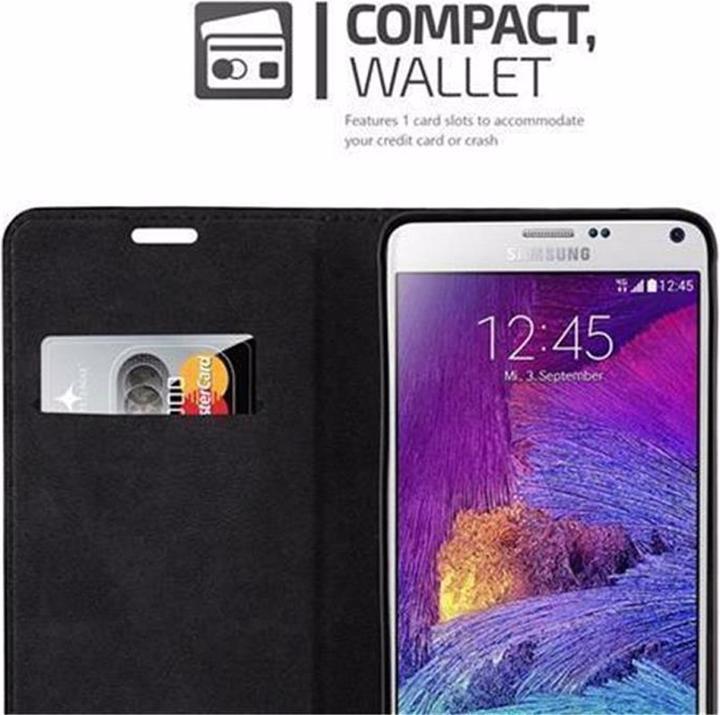 Productafbeelding Cadorabo Boek Onzichtbare Magneethoes (Samsung Galaxy Note 4)