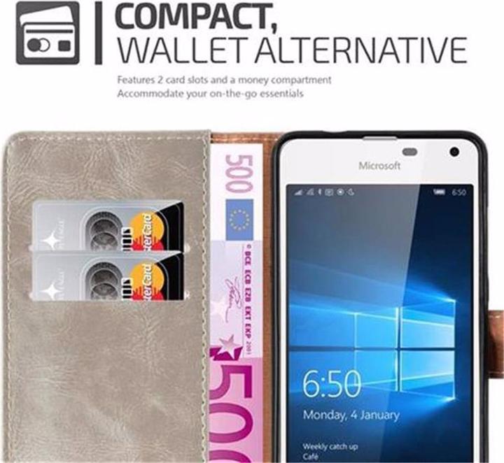 Actual product image Cadorabo Book Luxury Cover (Microsoft Lumia 650)