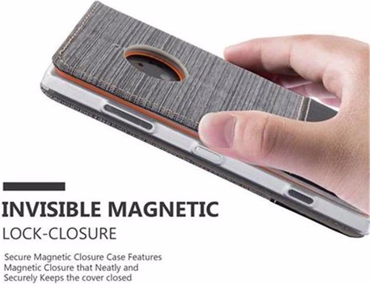 Produktbild Cadorabo Book Jeans Optik Cover (Nokia Lumia 830)