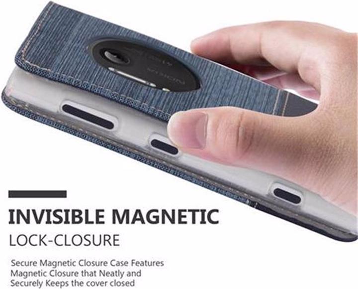 Produktbild Cadorabo Book Jeans Optik Cover (Nokia Lumia 1020)