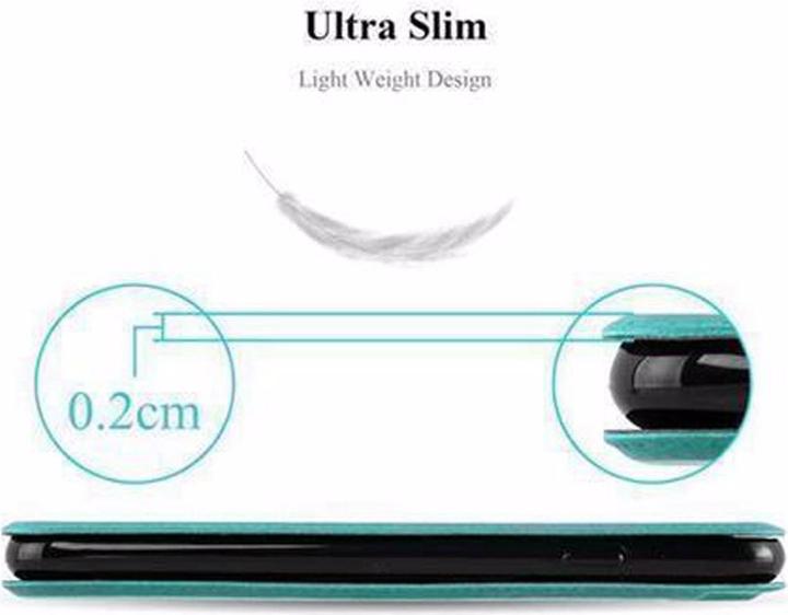 Actual product image Cadorabo Book with View double window cover (Samsung Galaxy A3 (2016))