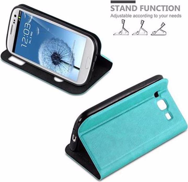 Produktbild Cadorabo Book mit View Doppelfenster Cover (Samsung Galaxy S3)