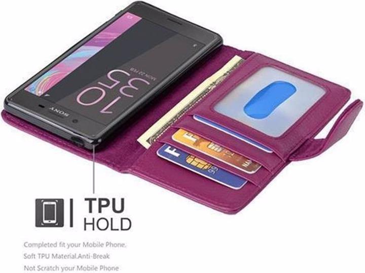 Produktbild Cadorabo Book mit 3 Kartenfächer Cover (Sony Xperia X Performance)