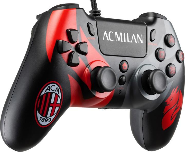 Actual product image GED Wired Controller AC Milan 2.0 (PS4) (PS4, PC)