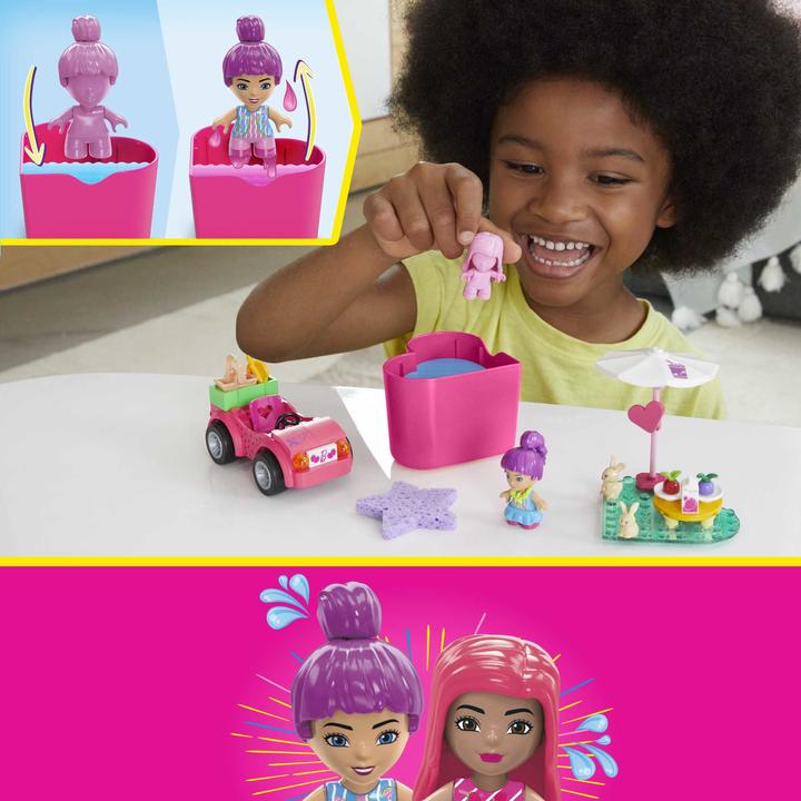 Immagine prodotto Mega Construx Barbie Color Reveal Convertibile Viaggio in auto