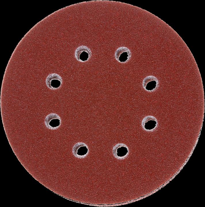 Bosch Zubehör Schleifblatt-Set für Exzenterschleifer, 25-teilig, 8 Löcher, 125 mm, 80 - 240 (80, 120, 240)