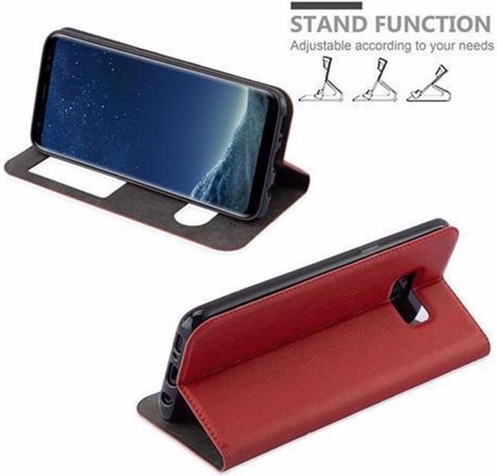Produktbild Cadorabo Book mit View Doppelfenster Cover (Samsung Galaxy S8+)