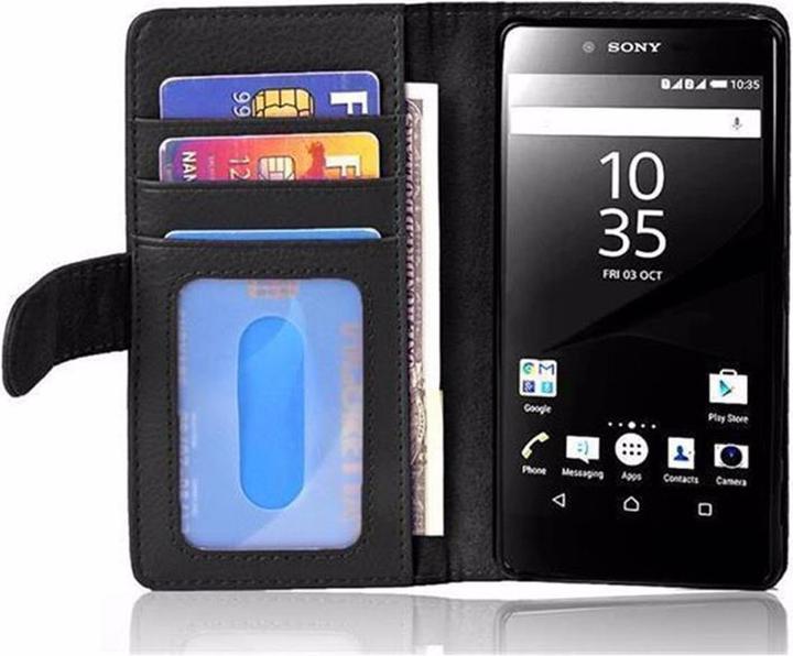 Actual product image Cadorabo Book with 3 card slots cover (Sony Xperia Z5)