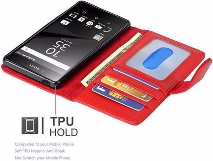 Produktbild Cadorabo Book mit 3 Kartenfächer Cover (Sony Xperia Z5)