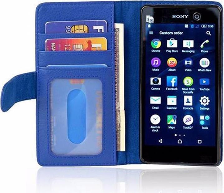 Image du produit Cadorabo Book avec 3 pochettes pour cartes Couverture (Sony Xperia M5)