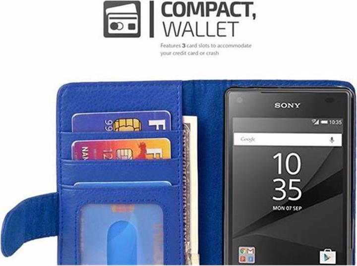 Productafbeelding Cadorabo Boek met 3 kaartsleuven Omslag (Sony Xperia Z5 Compact)