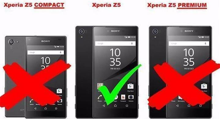 Produktbild Cadorabo Flip mit Struktur Cover (Sony Xperia Z5)