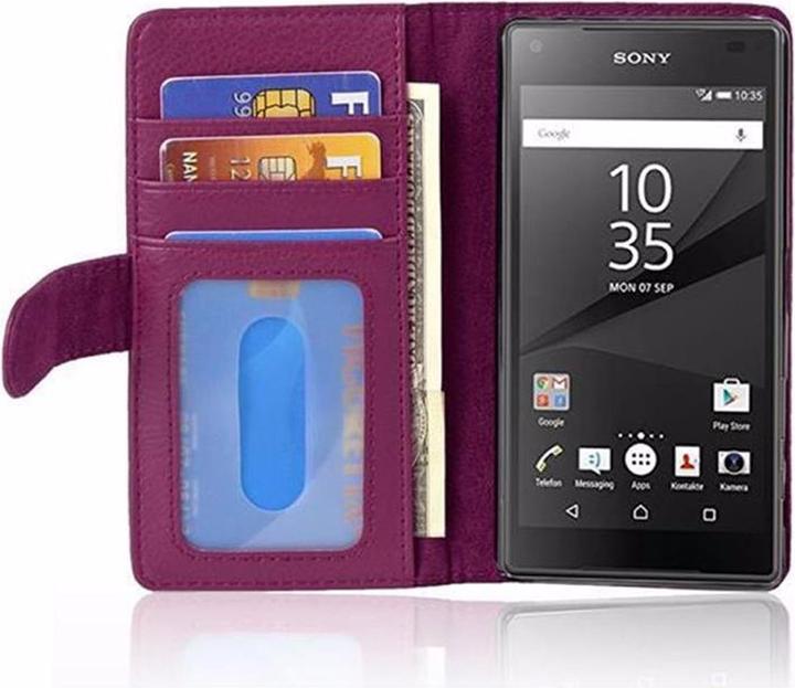 Image du produit Cadorabo Book avec 3 pochettes pour cartes Couverture (Sony Xperia Z5 Compact)