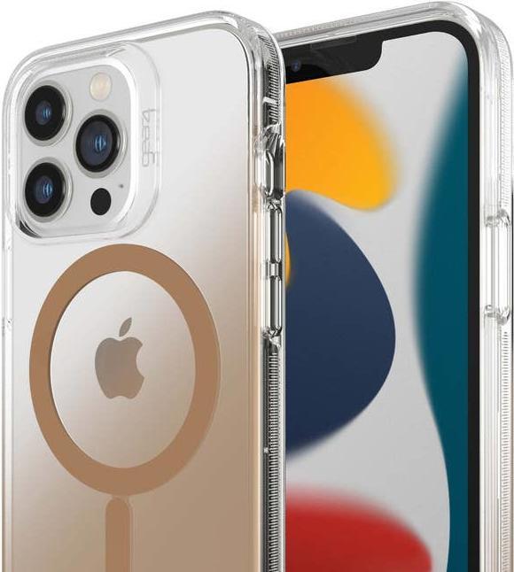 Actual product image gear4 Back Cover D3O Crystal Snap Milan iPhone 13 Pro Gold (Apple iPhone 13 Pro)