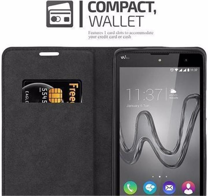 Produktbild Cadorabo Book Invisible Magnet Cover (Wiko Robby)