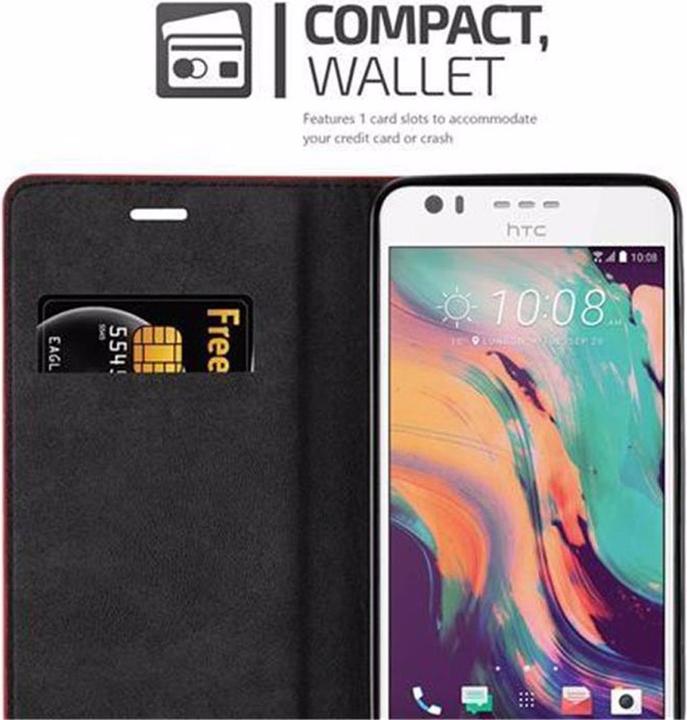 Produktbild Cadorabo Book Invisible Magnet Cover (HTC Desire 10 Lifestyle, HTC Desire 825)