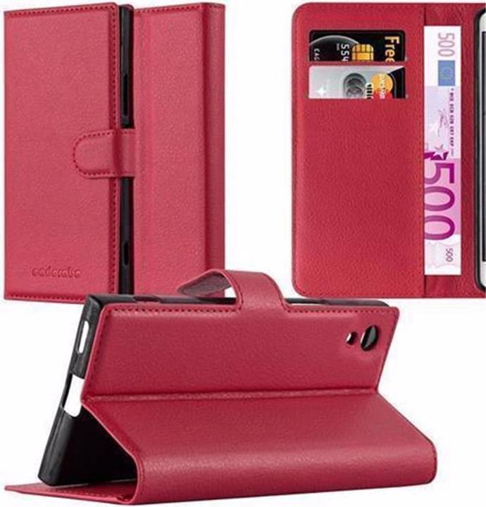 Actual product image Cadorabo Book with stand function cover (Sony Xperia XA1)