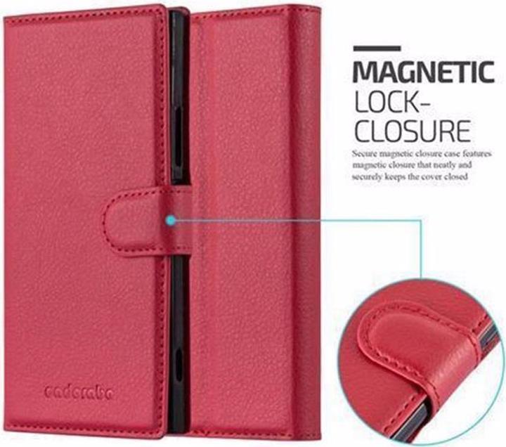 Actual product image Cadorabo Book with stand function cover (Sony Xperia XA1)