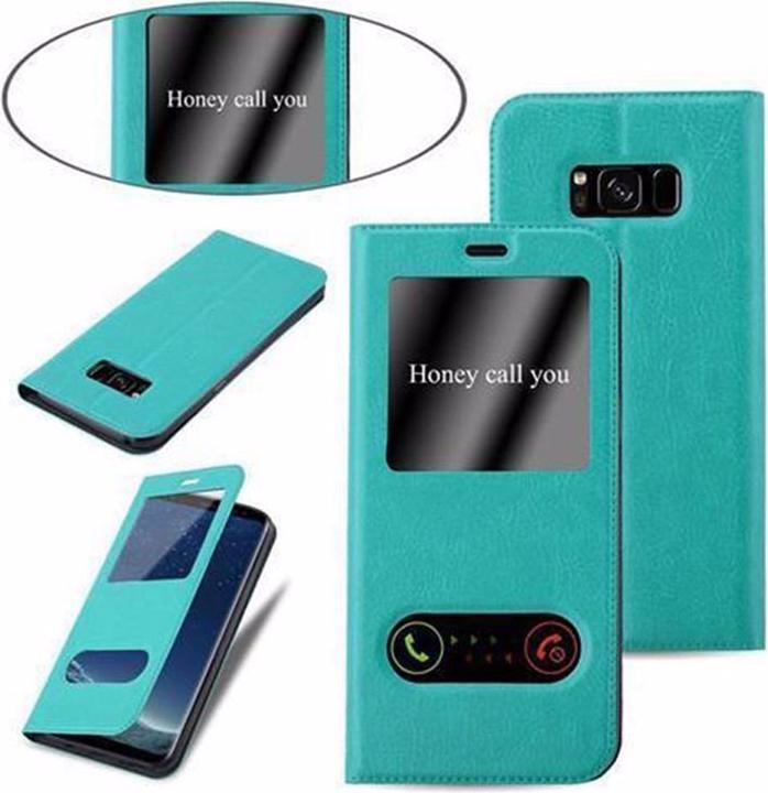 Produktbild Cadorabo Book mit View Doppelfenster Cover (Samsung Galaxy S8+)
